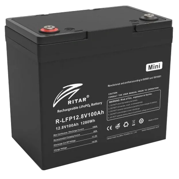 Літієва акумуляторна батарея Ritar R-LFP12.8V100AH-MINI LiFePo4 12 В 100 A•год