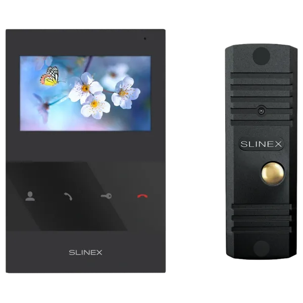 Комплект відеодомофону Slinex SQ-04(Black)+ML-16НD(Black)