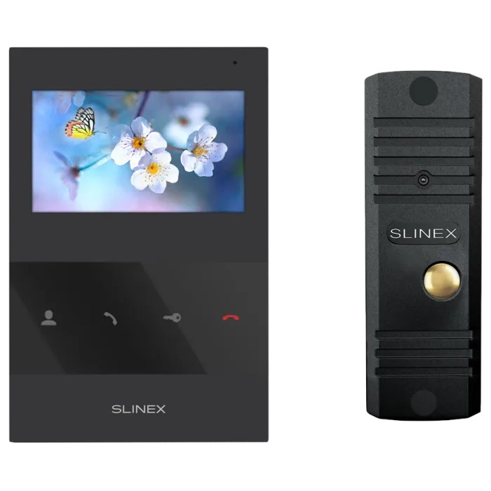 Комплект відеодомофону Slinex SQ-04(Black)+ML-16НD(Black)
