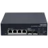 Комутатор 4 порти керований Hikvision DS-3T1506HP-EI-UPS PoE