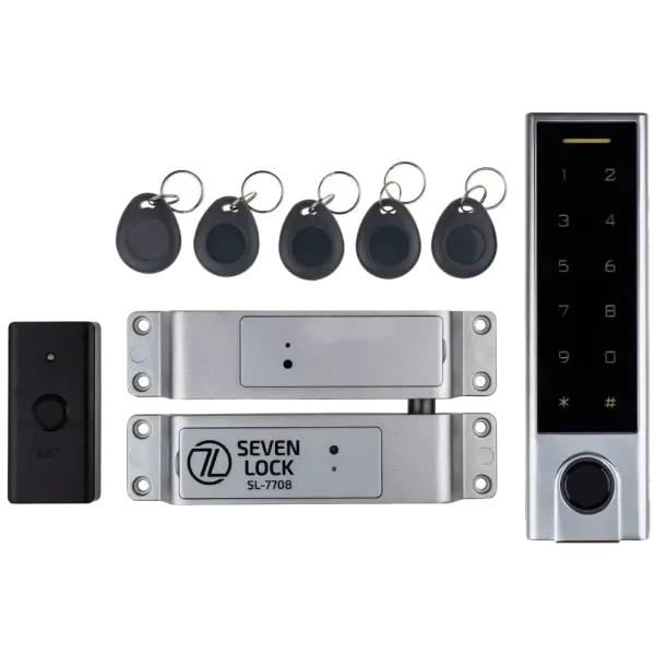 Бездротовий біометричний комплект контролю доступу SEVEN LOCK SL-7708F