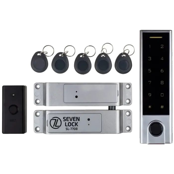 Бездротовий біометричний комплект контролю доступу SEVEN LOCK SL-7708F