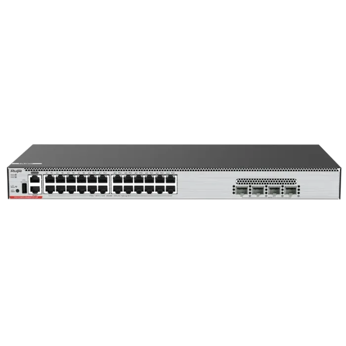 Комутатор 28 портів керований Ruijie RG-CS86-24MG4VS-UP L3 POE