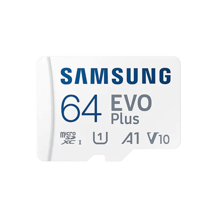 Карта пам’яті Samsung Evo Plus microSDXC 64GB UHS-I U1 V10 A1 + SD адаптер (MB-MC64SA/EU)