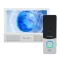 Комплект відеодомофон Slinex Sonik 7 AI white + панель виклику ML-20HD silver/ black