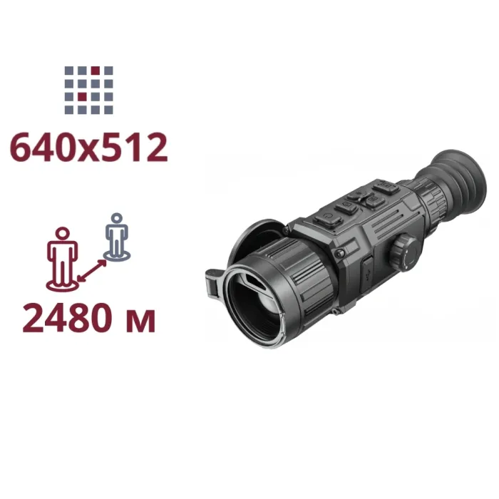 Тепловізійний приціл AGM RattlerV3 LRF 35-640